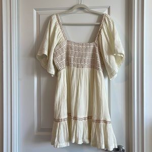 Free People Easy To Love Bubble Mini Dress